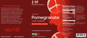 Organic Pomegranate Juice Powder 12 oz
