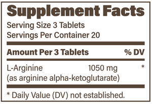 L-Arginine 350 mg SR 60 tabs