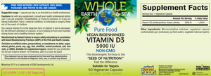 Vitamin D3 5000 IU 60 vegcaps