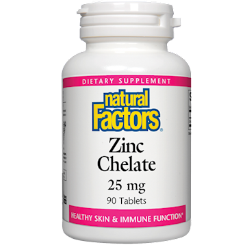 Zinc Chelate 25 mg 90 tabs
