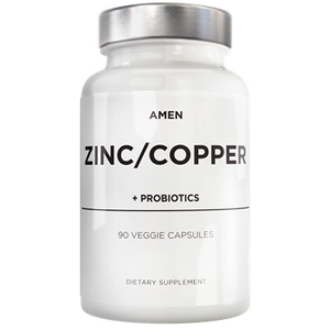 Zinc/ Copper + Probiotics 90 vegcaps