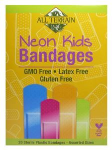Kids Neon Bandages 20 pc