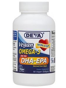 Vegan Omega -3 DHA -EPA 300mg 90 gels
