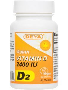 Vegan Vitamin D2 2400 IU 90 tabs