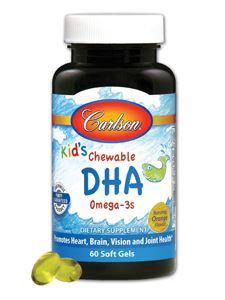 Kids Chewable DHA Omega -3s 60 sofgels
