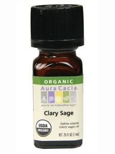 Clary Sage Organic Essential Oil .25 oz