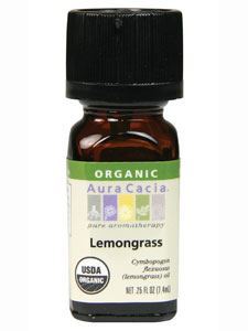 Lemongrass Organic Essential Oil .25 oz