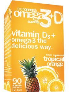 Coromega Tropical Orange + D 90 pkts
