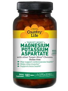 Magnesium Potassium Aspartate 180 tabs