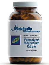 Load image into Gallery viewer, Potassium/Magnesium Citrate 250 caps