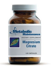 Load image into Gallery viewer, Magnesium Citrate 120 caps