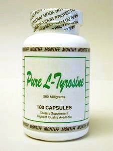 Pure L -Tyrosine 500 mg 100 caps