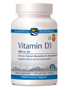 Vitamin D3 Orange Flavor 120 gels