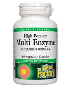 Multi Enzyme Vegetarian Form 60 vegcaps