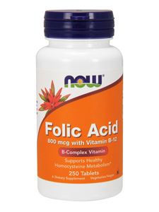 Folic Acid 800 mcg 250 tabs