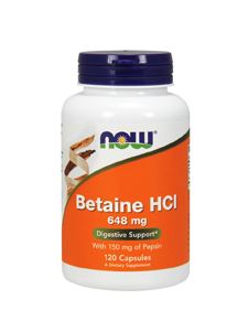 Betaine HCl 648 mg 120 caps