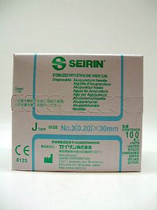 Seirin J -Type 20x30 100 ndls