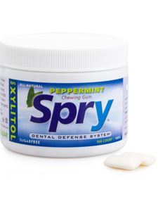 Spry Xylitol Gum Peppermint 100 ct