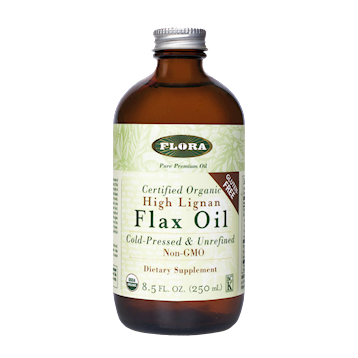 High Lignan Flax Oil Cert Org 17 oz