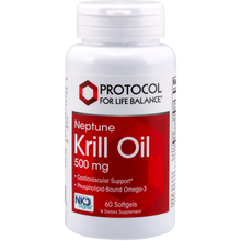 Load image into Gallery viewer, Krill Oil 500 mg Neptune NKO 60 gels