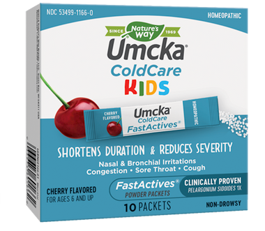 Umcka Coldcare Kids Cherry 10 pkts