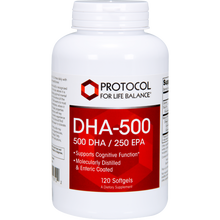 Load image into Gallery viewer, DHA-500 (500 DHA/250 EPA) 120 softgels