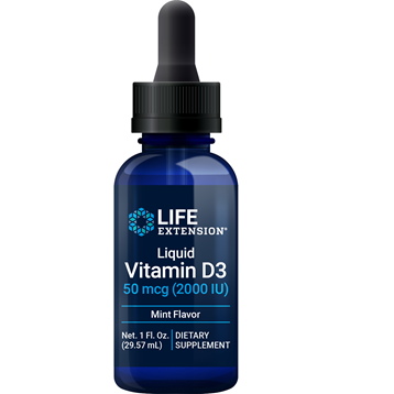 Liquid Vitamin D3 50 mcg Mint 1 fl oz