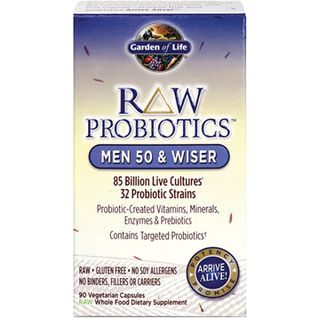 RAW Probiotics Men 50 & Wiser 90 vcaps