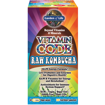 Vitamin Code Raw Kombucha 60 vegcaps