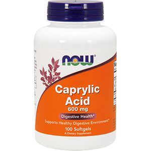 Caprylic Acid 600 mg 100 gels