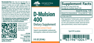 D-Mulsion 400 (Citrus) 1 oz