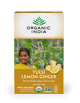 Tulsi Tea Lemon Ginger 18 bags