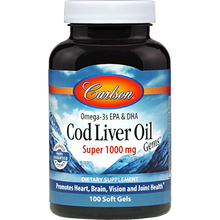 Load image into Gallery viewer, Super Cod Liver Oil 1000 mg 100 gels