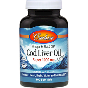 Super Cod Liver Oil 1000 mg 100 gels