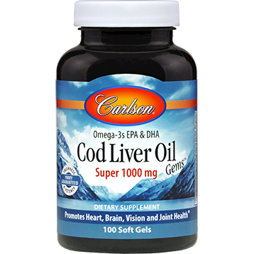 Super Cod Liver Oil 1000 mg 100 gels