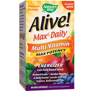 Alive! Max6 Daily (no iron) 90 vcaps