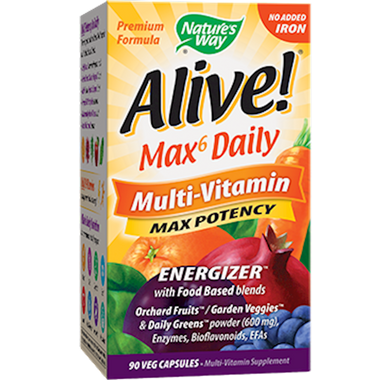 Alive! Max6 Daily (no iron) 90 vcaps