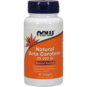 Natural Beta Carotene 25,000 IU 90 gels