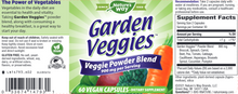 Load image into Gallery viewer, Garden Veggies 60 vcaps
