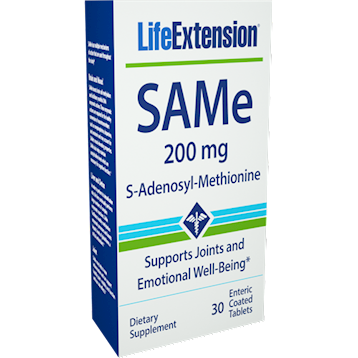 SAMe (S-Adenosyl-Methionine) 200mg 30 ct