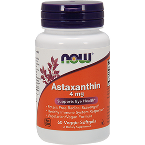 Astaxanthin 4 mg 60 veggie softgels