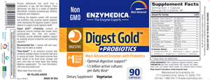 Digest Gold + Probiotics 90 vegcaps
