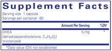 Load image into Gallery viewer, DHEA (micronized) 5 mg 60 vcaps