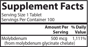 Moly -B 500 mcg 100 tabs