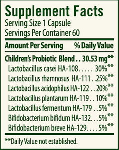 Children's Blend Probiotic 60 caps