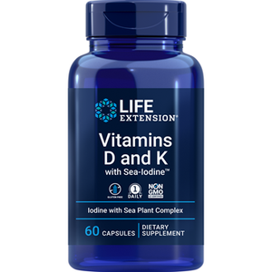 Vitamins D & K w/ Sea-Iodine 60 caps