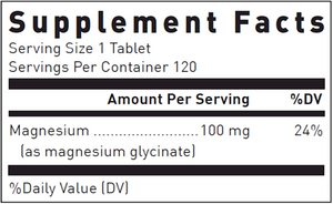 Magnesium Glycinate 120 mg 120 tabs