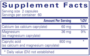Caprylic Acid 120 vcaps