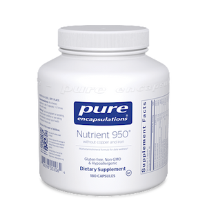Nutrient 950 w/o Cu & Fe 180 vcaps