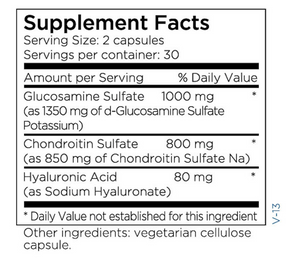 Glucosamine Chondroitin w/HA 60 caps